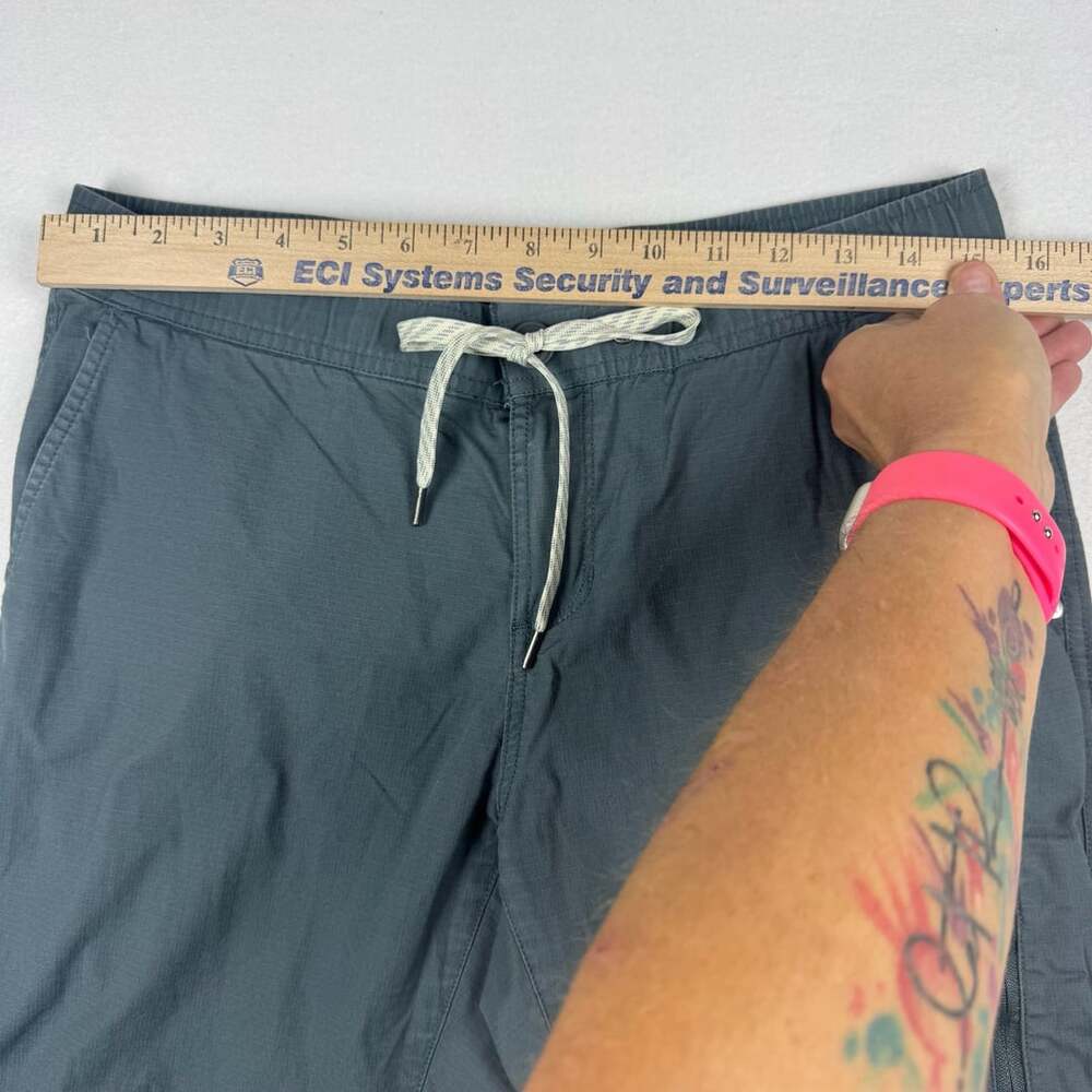 Vuori Ripstop Climber Pant Gray Drawstring Zip Pockets - Picture 8 of 15